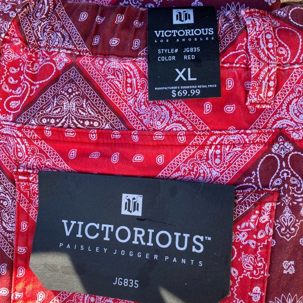 Victorious men’s joggers Sz XL